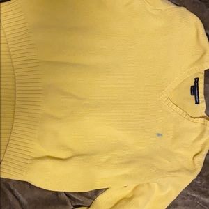 A knitted sweater
